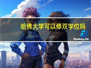 哈佛大学可以修双学位吗