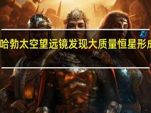 哈勃太空望远镜发现大质量恒星形成区域