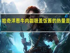 哈奇 洋葱牛肉咖喱盖饭酱的热量是多少