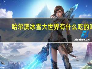 哈尔滨冰雪大世界有什么吃的吗
