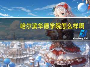 哈尔滨华德学院怎么样啊
