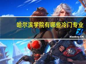 哈尔滨学院有哪些冷门专业