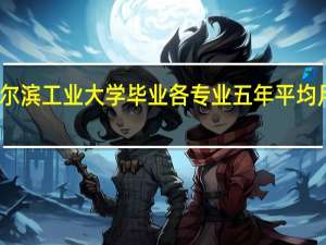 哈尔滨工业大学毕业各专业五年平均月薪多少