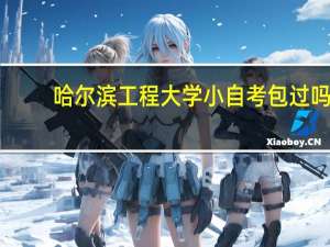 哈尔滨工程大学小自考包过吗