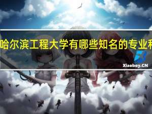 哈尔滨工程大学有哪些知名的专业和学科