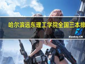 哈尔滨远东理工学院全国三本排名