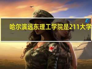 哈尔滨远东理工学院是211大学吗