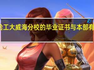 哈工大威海分校的毕业证书与本部有何区别