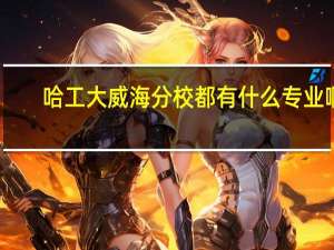 哈工大威海分校都有什么专业啊