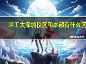 哈工大深圳校区和本部有什么区别