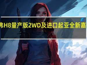 哈弗H8量产版2WD及进口起亚全新嘉华怎么样