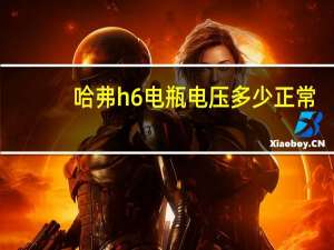 哈弗h6电瓶电压多少正常