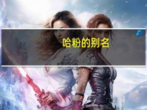 哈粉的别名