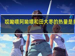 哎呦喂 阿呦喂 和田大枣的热量是多少