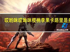 哎哟咪 哎呦咪 樱桃李果卡路里是多少