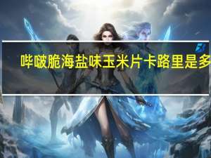 哔啵脆 海盐味玉米片卡路里是多少