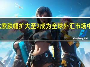 哥伦比亚比索跌幅扩大至2%成为全球外汇市场中跌幅最大的货币