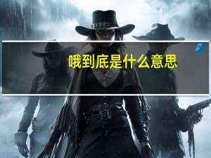 哦到底是什么意思（odd是什么意思）