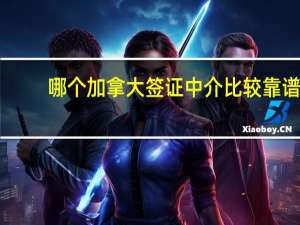 哪个加拿大签证中介比较靠谱