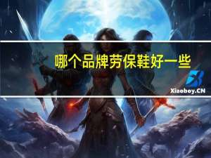 哪个品牌劳保鞋好一些