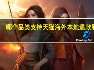 哪个品类支持天猫海外本地退款服务？