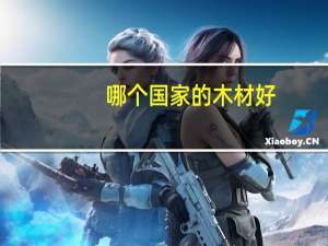 哪个国家的木材好