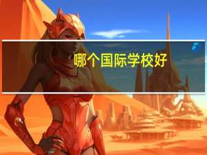 哪个国际学校好