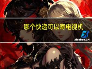 哪个快递可以寄电视机