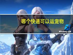 哪个快递可以运宠物