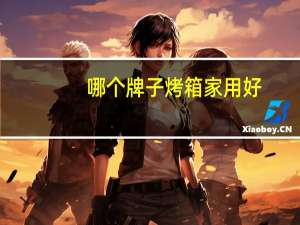 哪个牌子烤箱家用好