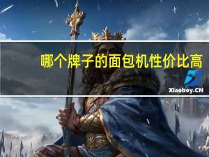 哪个牌子的面包机性价比高（哪个牌子的面包机好）