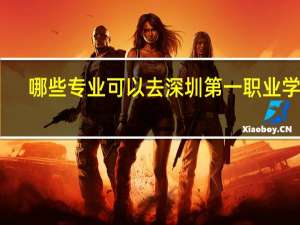哪些专业可以去深圳第一职业学校