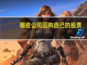 哪些公司回购自己的股票