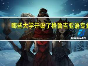 哪些大学开设了格鲁吉亚语专业