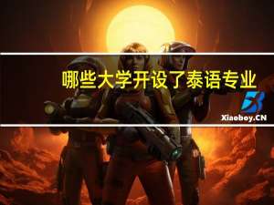 哪些大学开设了泰语专业