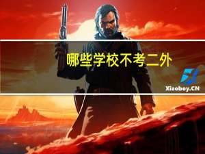 哪些学校不考二外