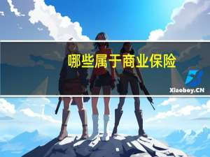 哪些属于商业保险