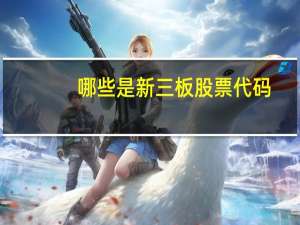 哪些是新三板股票代码