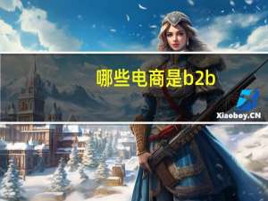 哪些电商是b2b