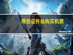 哪些证件能购买机票