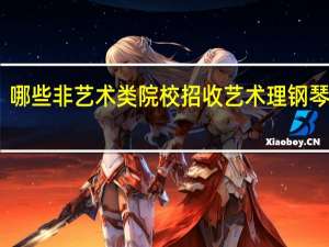 哪些非艺术类院校招收艺术理钢琴考生