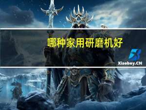 哪种家用研磨机好