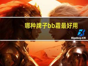 哪种牌子bb霜最好用