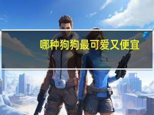 哪种狗狗最可爱又便宜