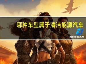 哪种车型属于清洁能源汽车