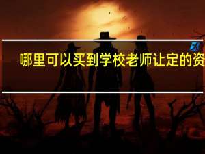 哪里可以买到学校老师让定的资料