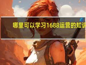 哪里可以学习1688运营的知识，求介绍