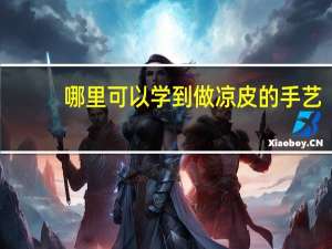哪里可以学到做凉皮的手艺