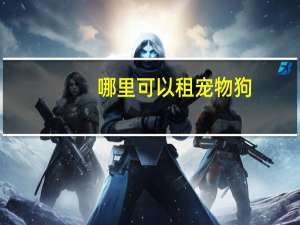 哪里可以租宠物狗