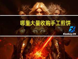 哪里大量收购手工煎饼